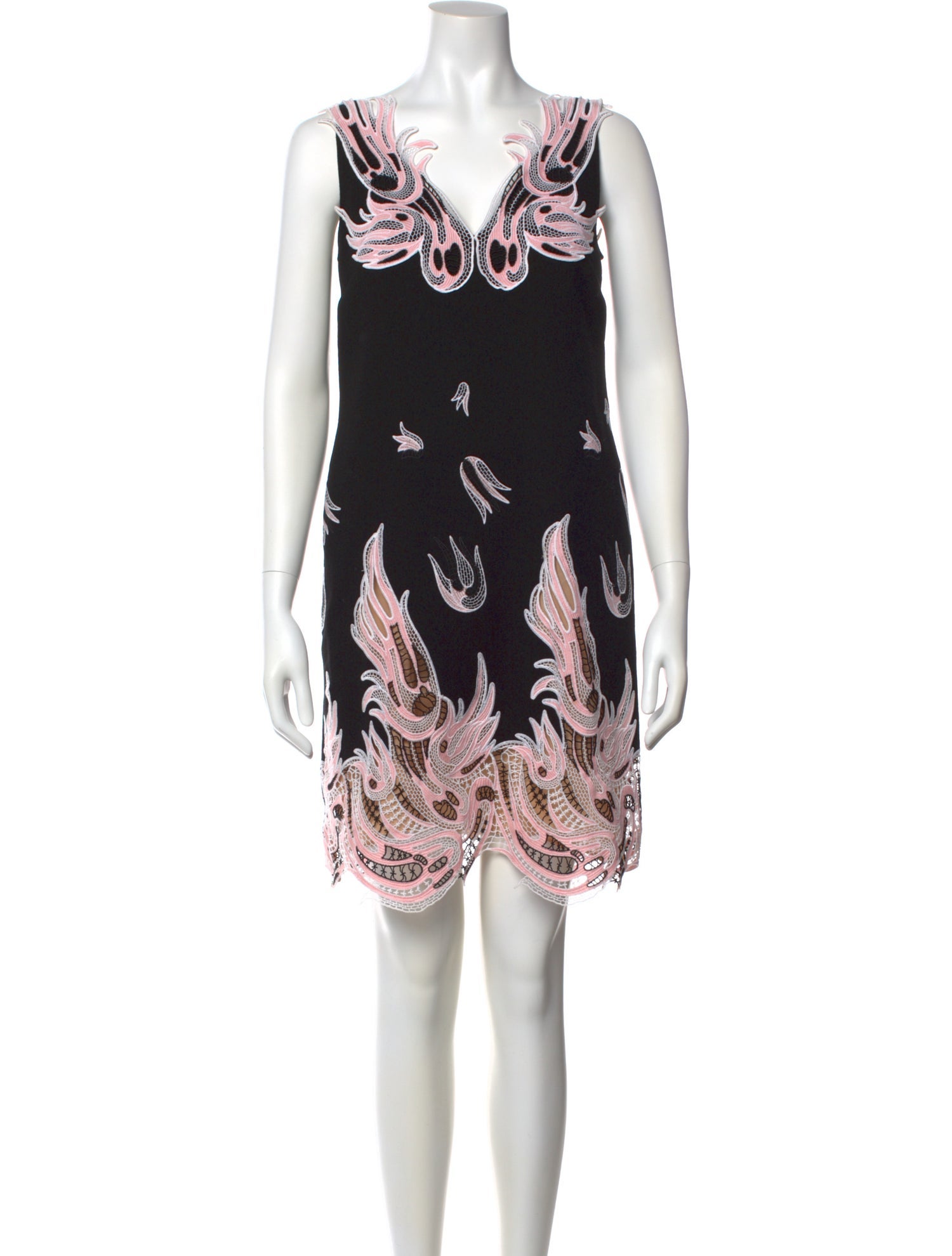 Christopher Kane Wool Mini Dress