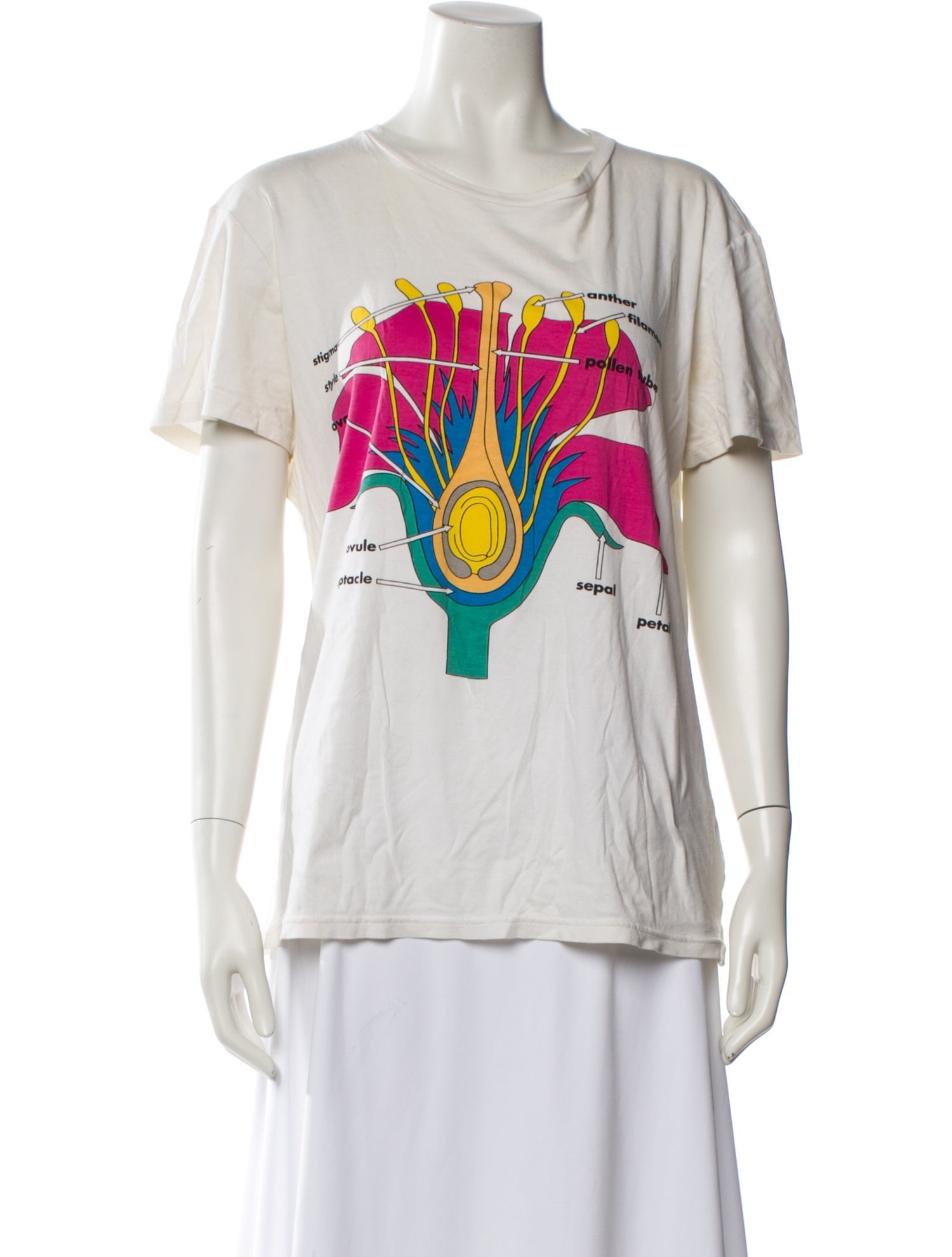 Christopher Kane Graphic Print Crew Neck T-Shirt