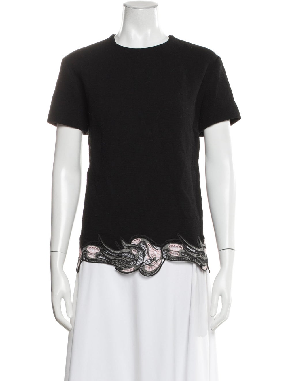 Christopher Kane Wool Patterned Top - image 1