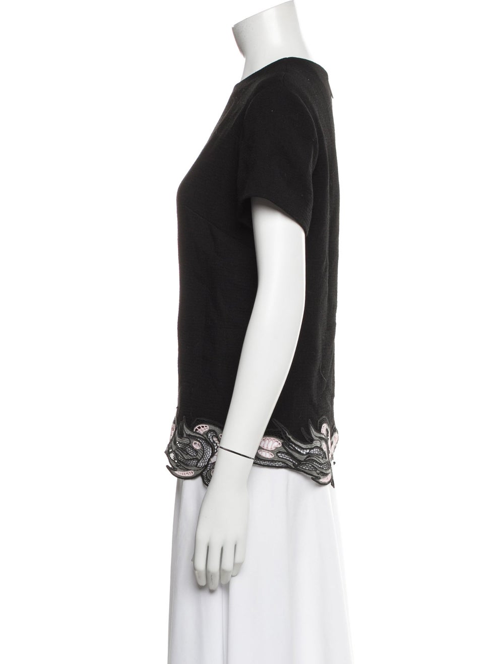 Christopher Kane Wool Patterned Top - image 2
