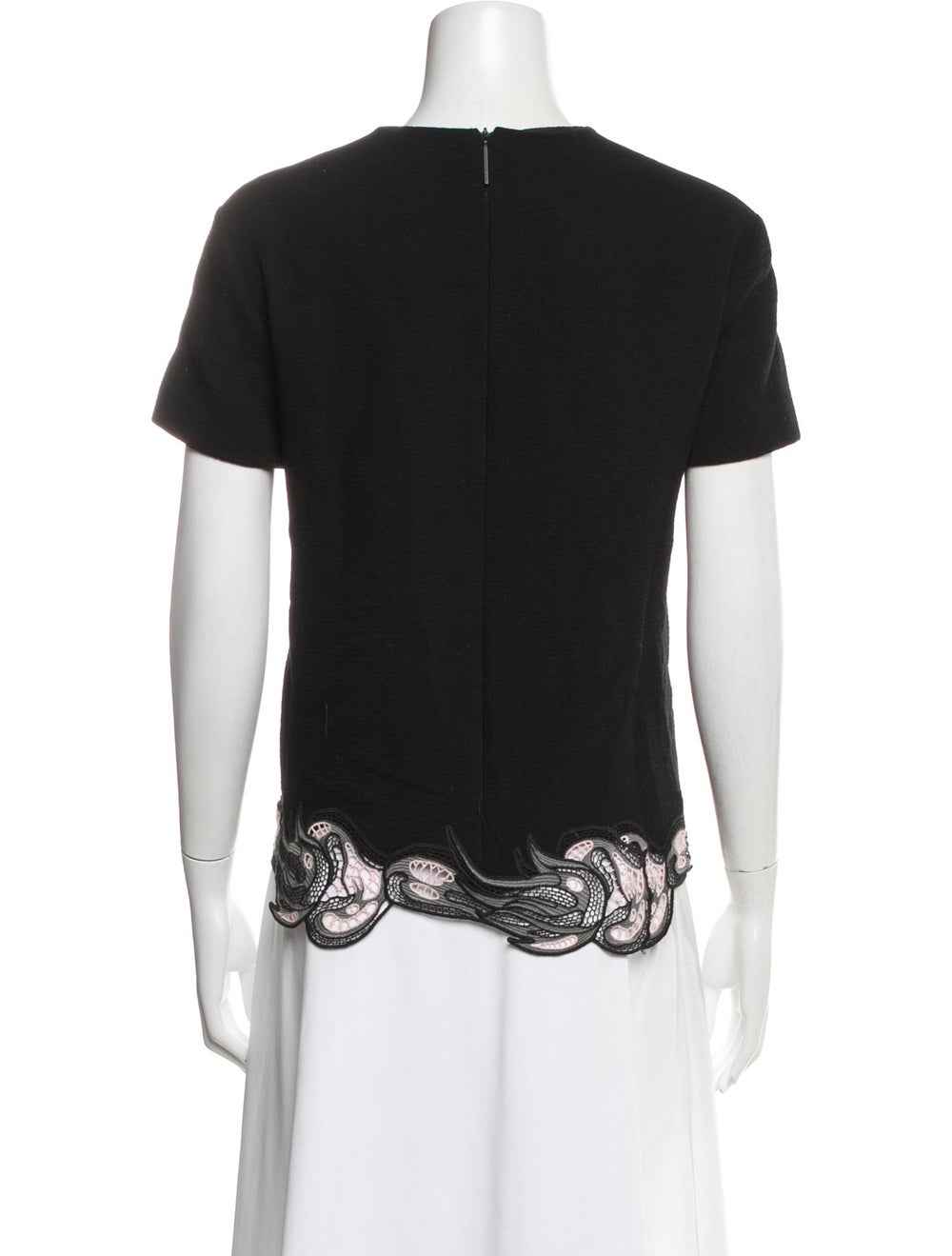 Christopher Kane Wool Patterned Top - image 3