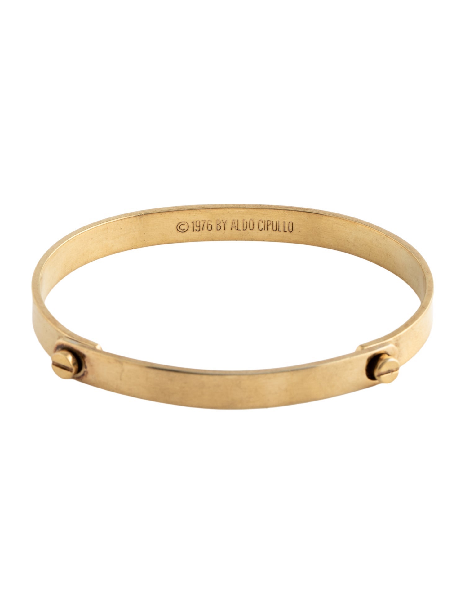 Charles Revson X Aldo Cipullo Vintage Friendship Bangle