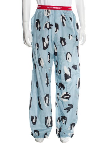 Charles Jeffrey Loverboy Lounge & Sleepwear Animal Print Pajama Bottoms L