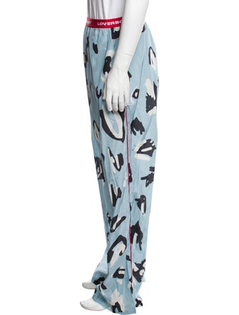 Charles Jeffrey Loverboy Animal Print Pajama Bottoms