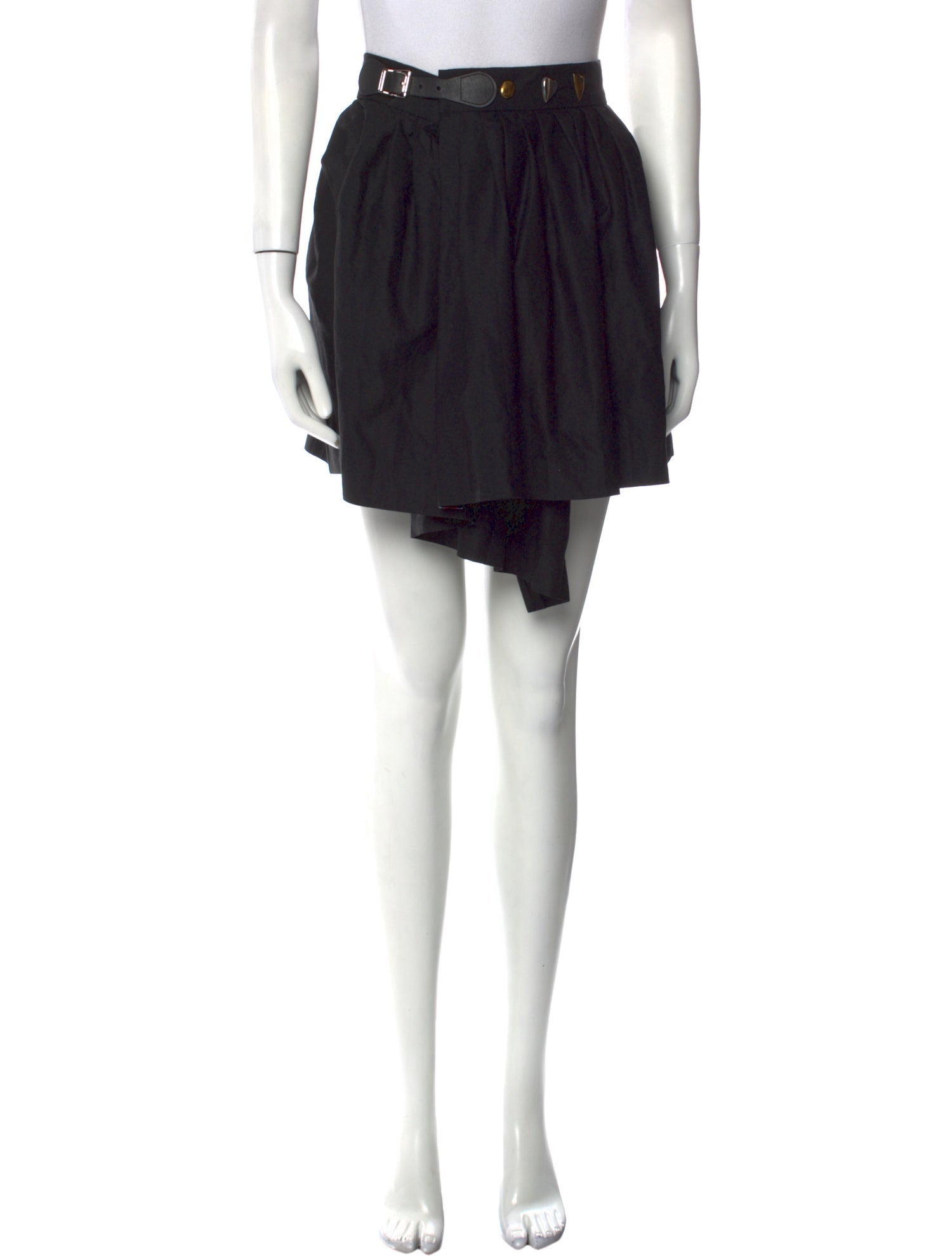 Charles Jeffrey Loverboy Pleated Accents Mini Skirt