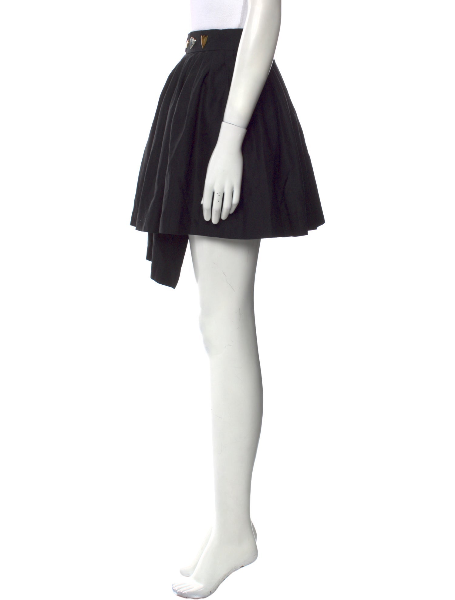 Charles Jeffrey Loverboy Pleated Accents Mini Skirt