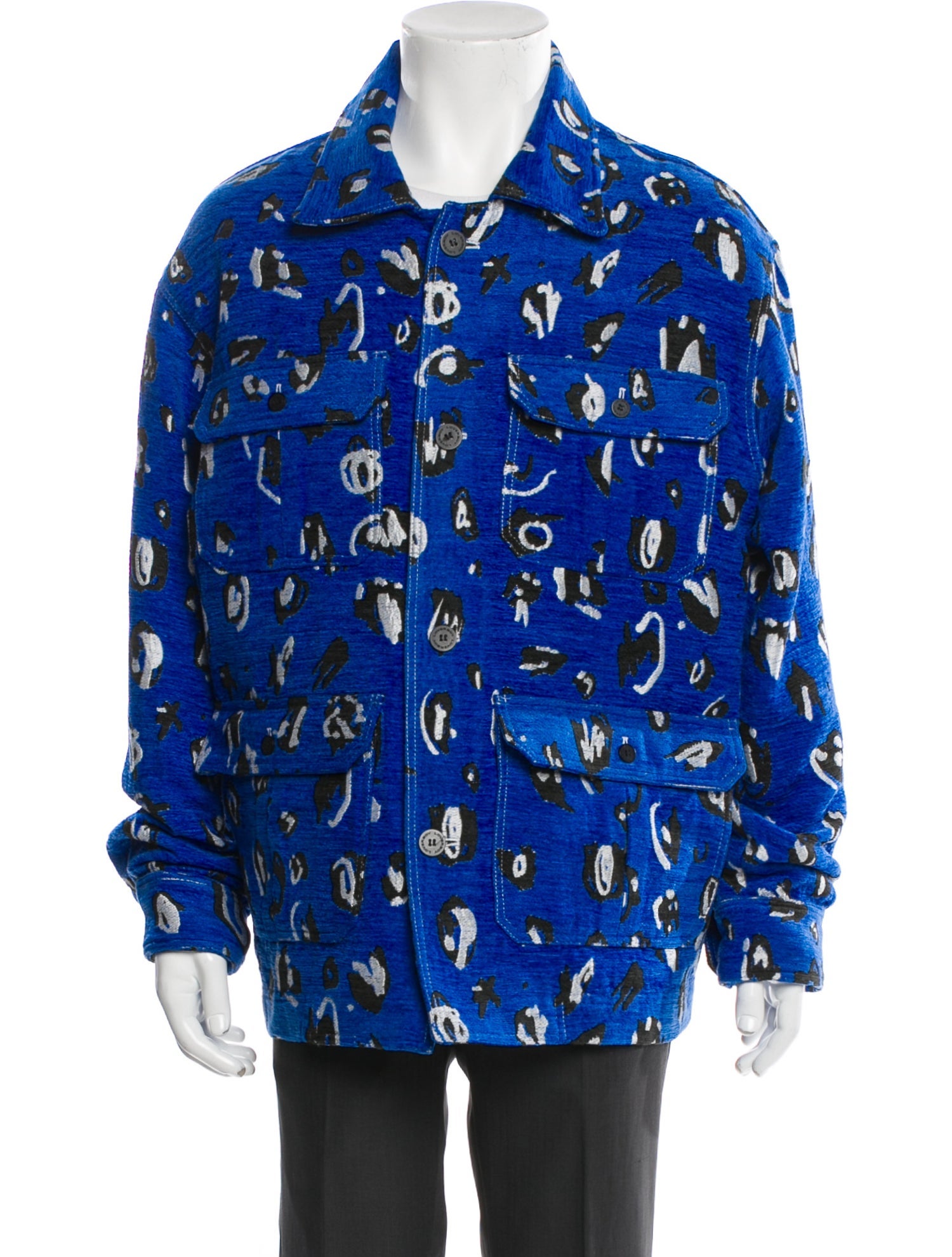 Charles Jeffrey Loverboy Graphic Print Utility Jacket