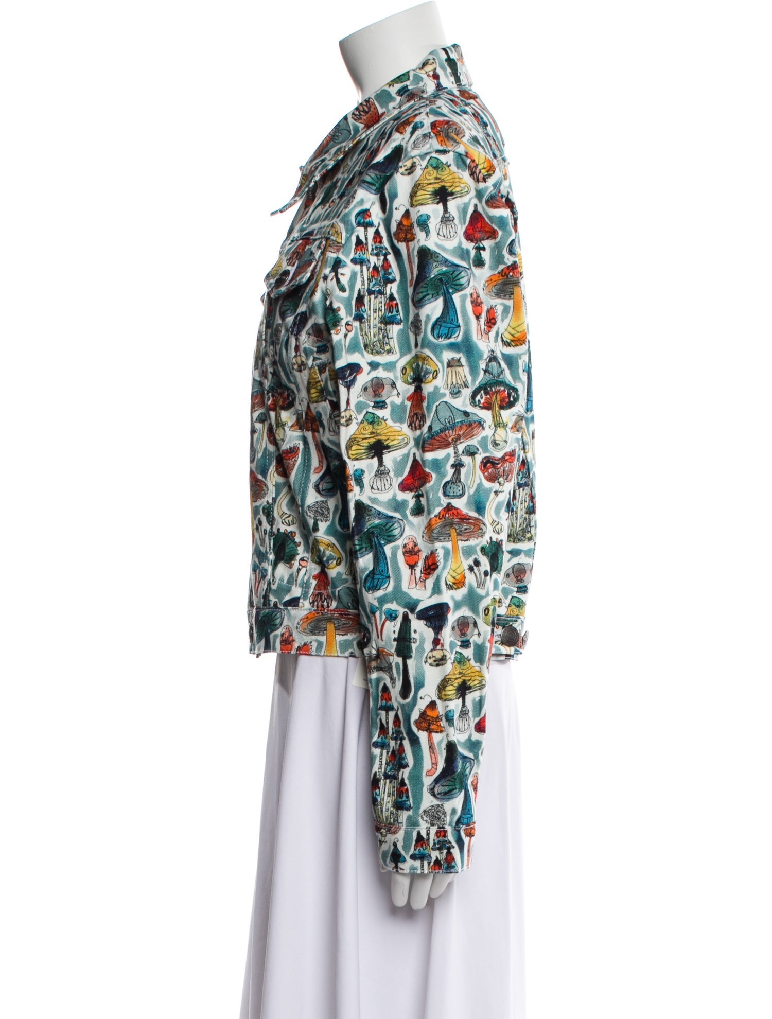 Charles Jeffrey Loverboy Printed Denim Jacket