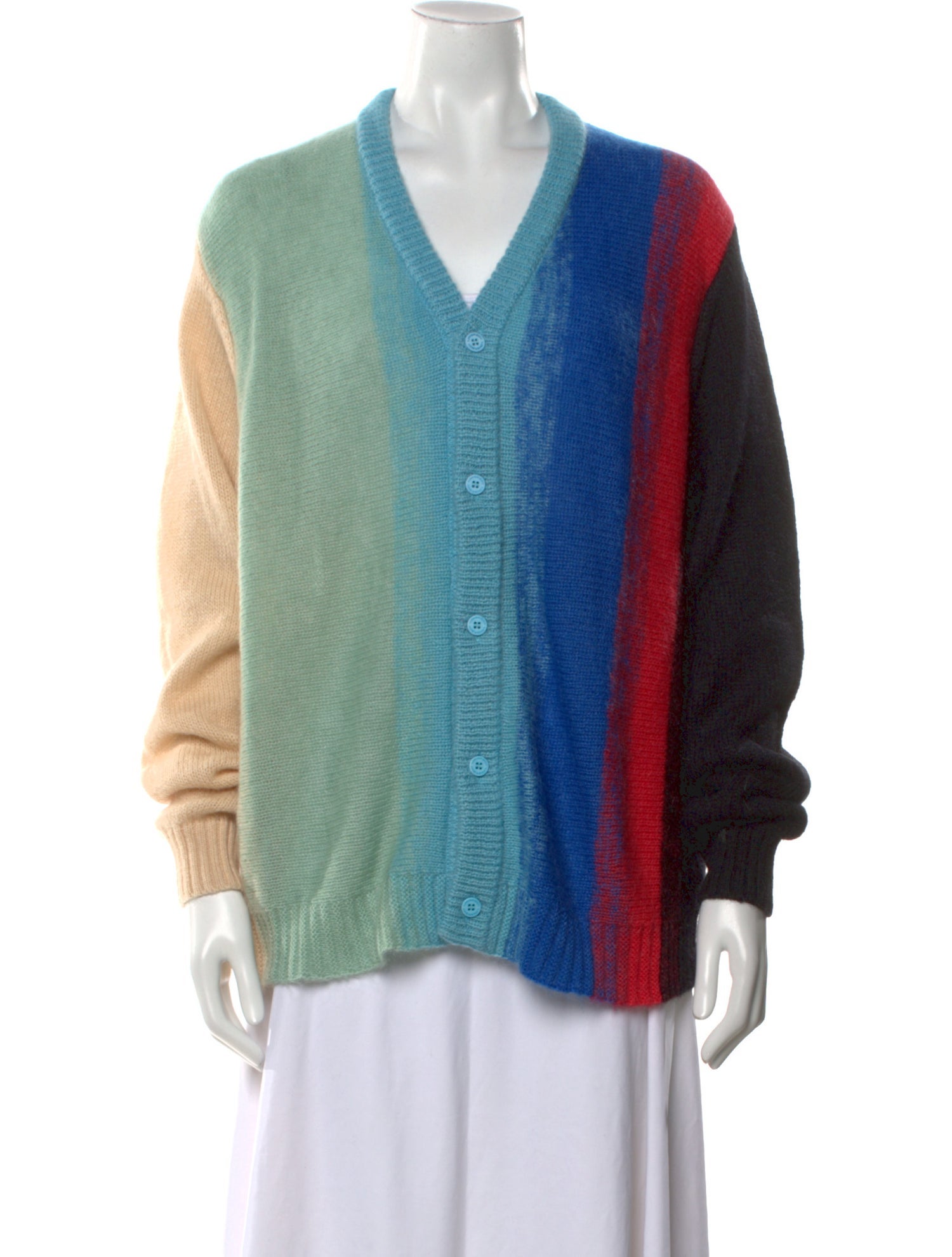 Charles Jeffrey Loverboy Nylon V-Neck Sweater