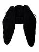 Charles Jeffrey Loverboy black knitted bunny ears beanie