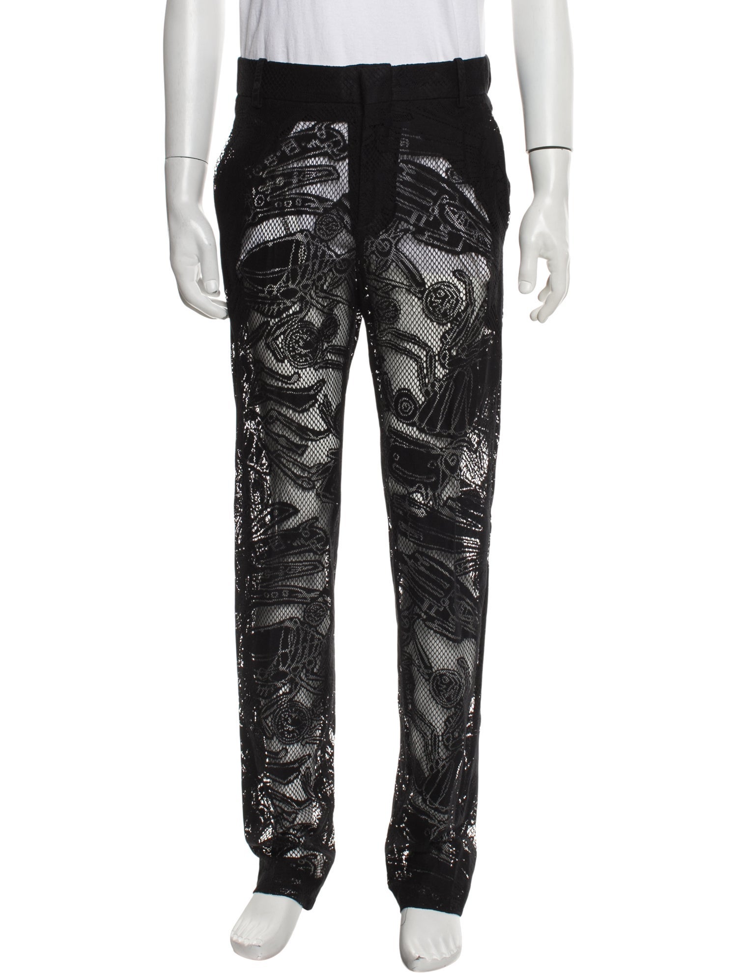 Charles Jeffrey Loverboy Lace Pattern Sweatpants