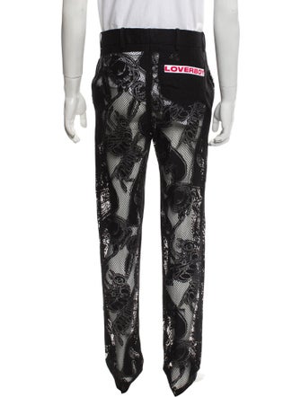 Charles Jeffrey Loverboy Lace Pattern Sweatpants