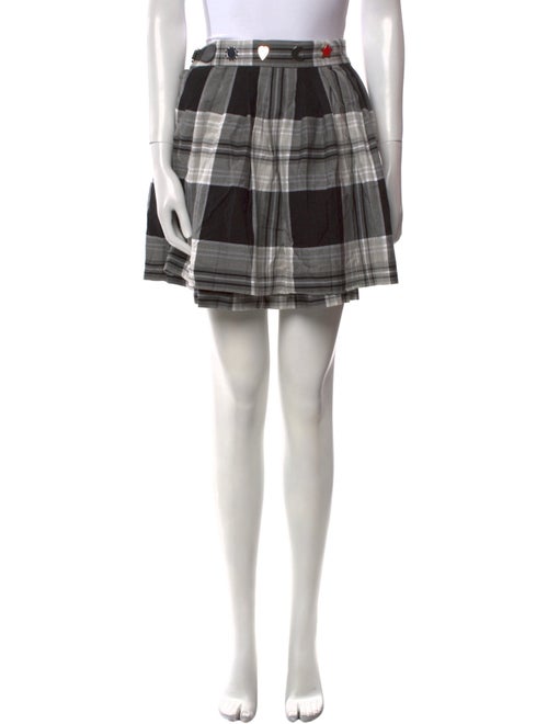 Charles Jeffrey Loverboy Plaid Print Mini Skirt