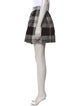 Charles Jeffrey Loverboy Plaid Print Mini Skirt