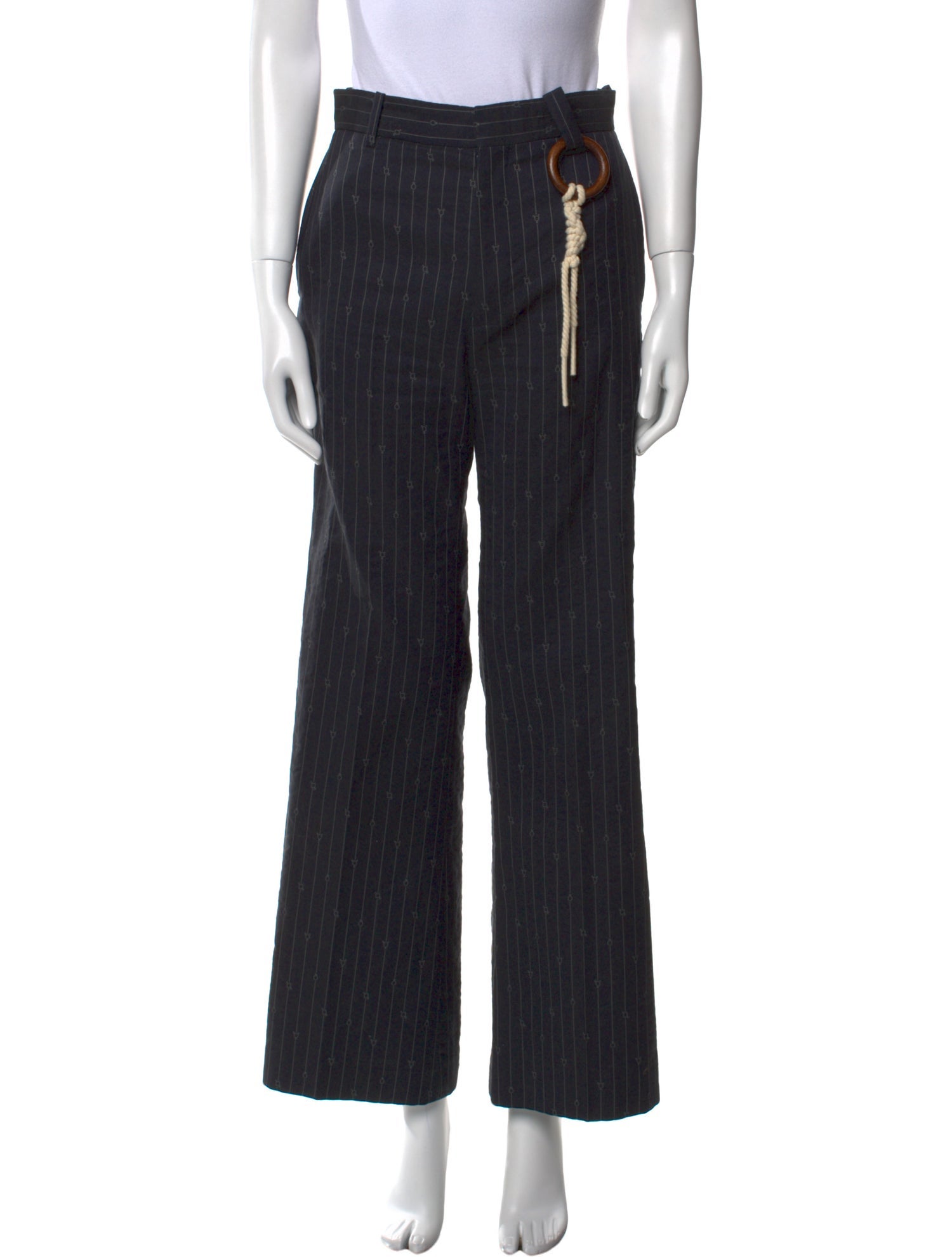 Charles Jeffrey Loverboy Wool Wide Leg Pants