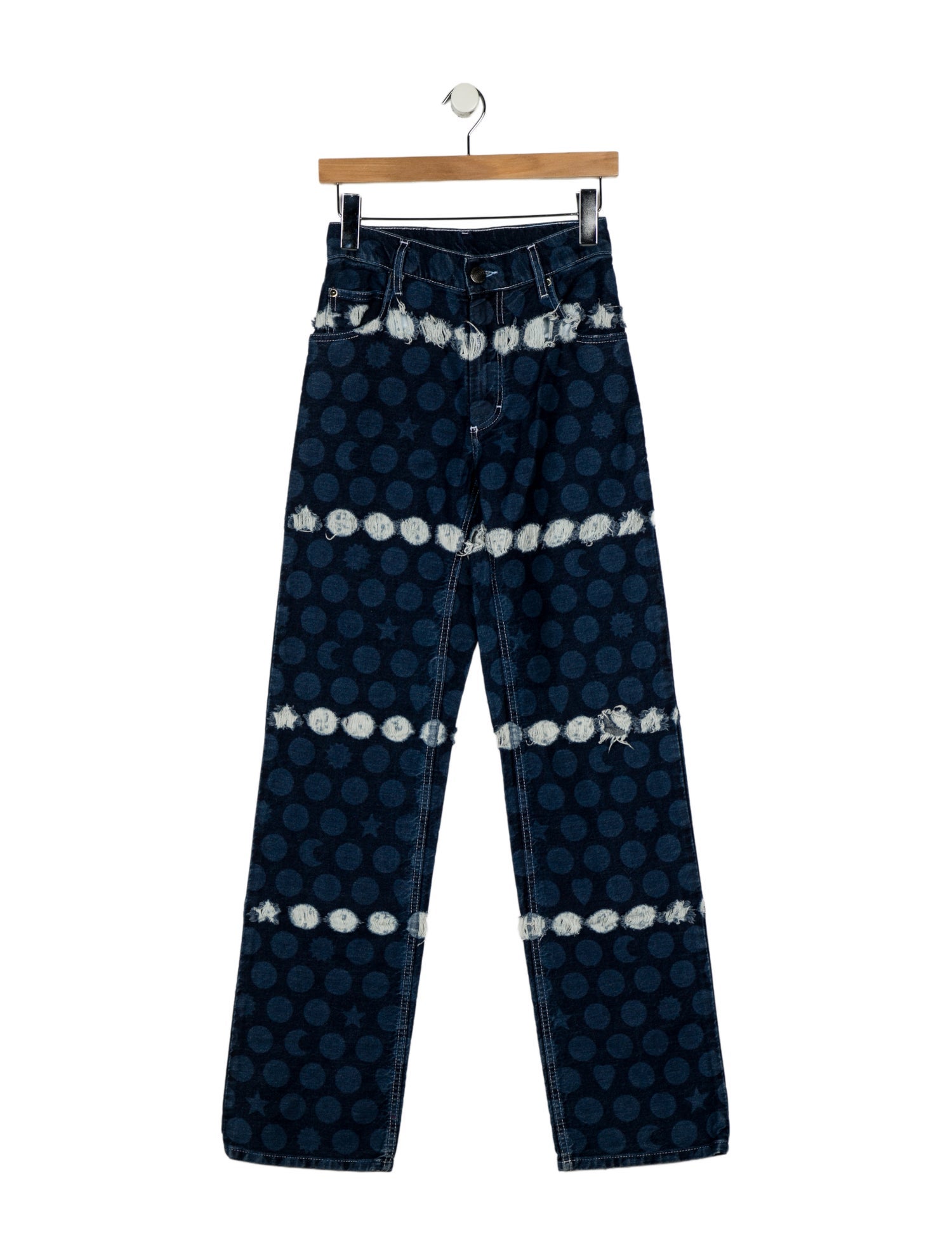 Charles Jeffrey Loverboy Mid-Rise Straight Leg Jeans