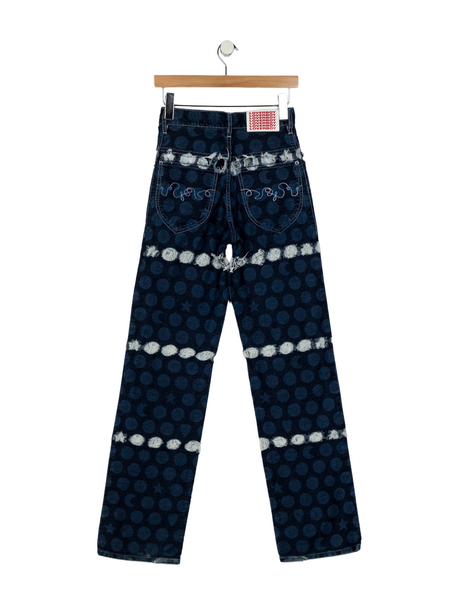 Charles Jeffrey Loverboy Mid-Rise Straight Leg Jeans