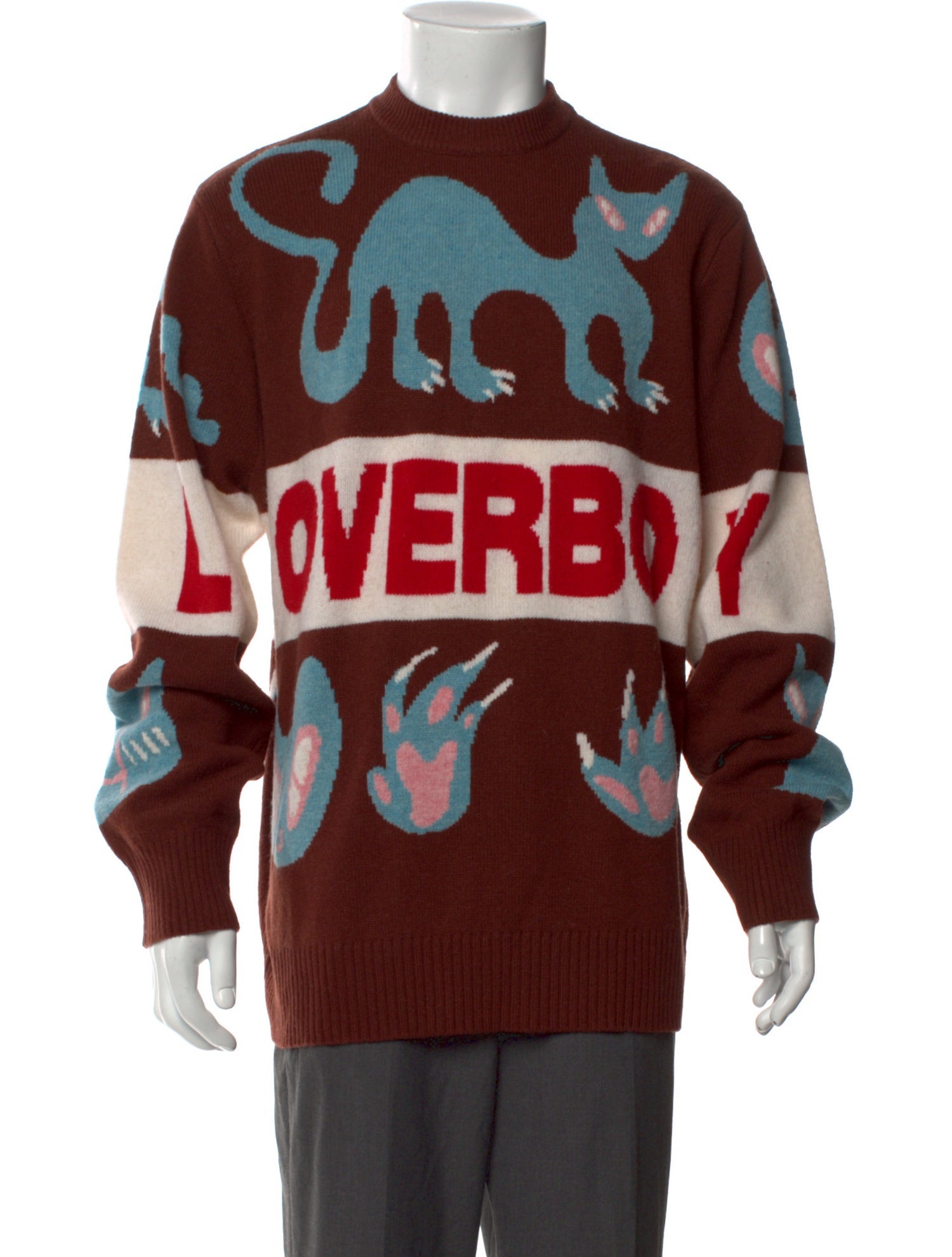 Charles Jeffrey Loverboy Lambswool Printed Pullover