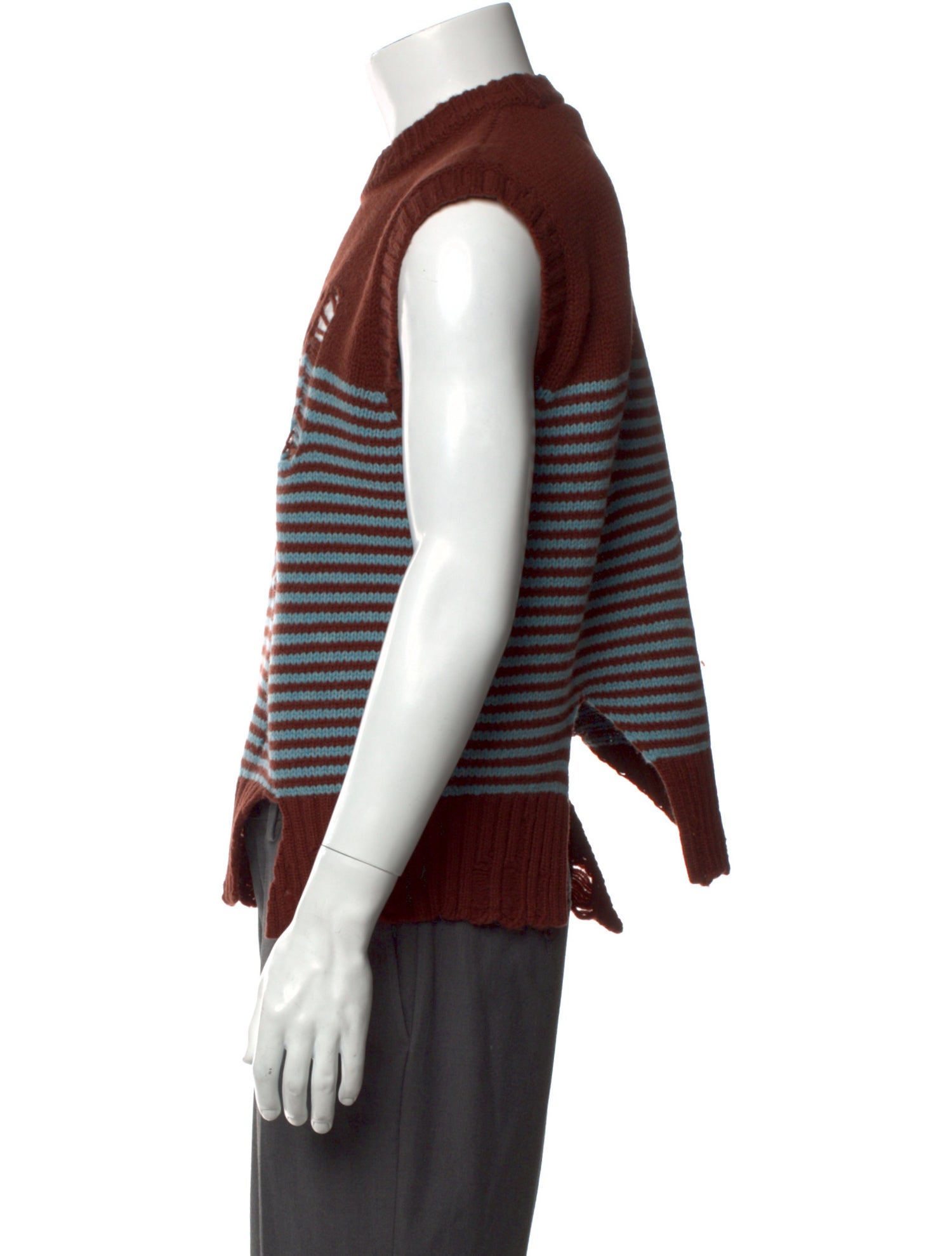 Charles Jeffrey Loverboy Lambswool Striped Pullover