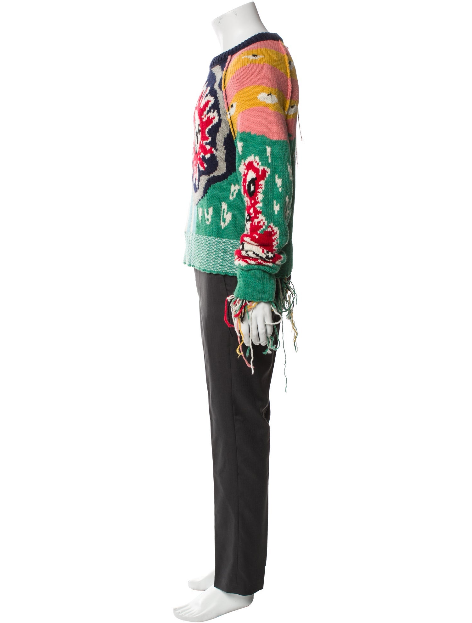 Charles Jeffrey Loverboy Lambswool Printed Pullover