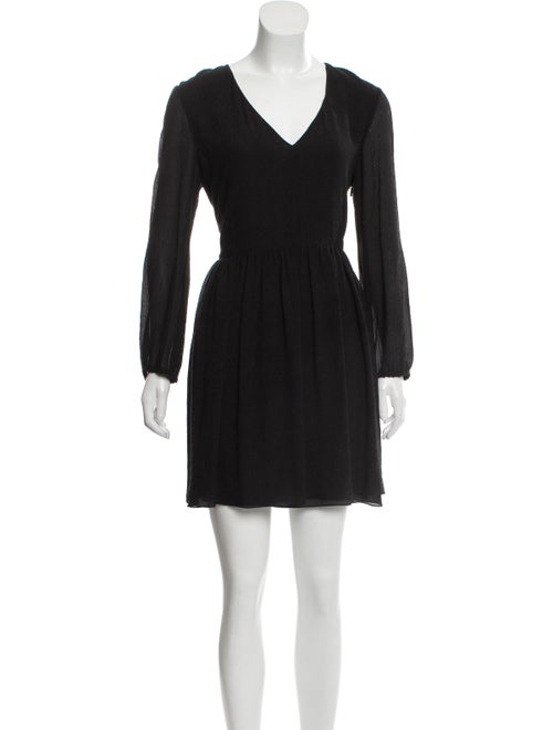 Chloé Silk Seersucker Dress w/ Tags Black