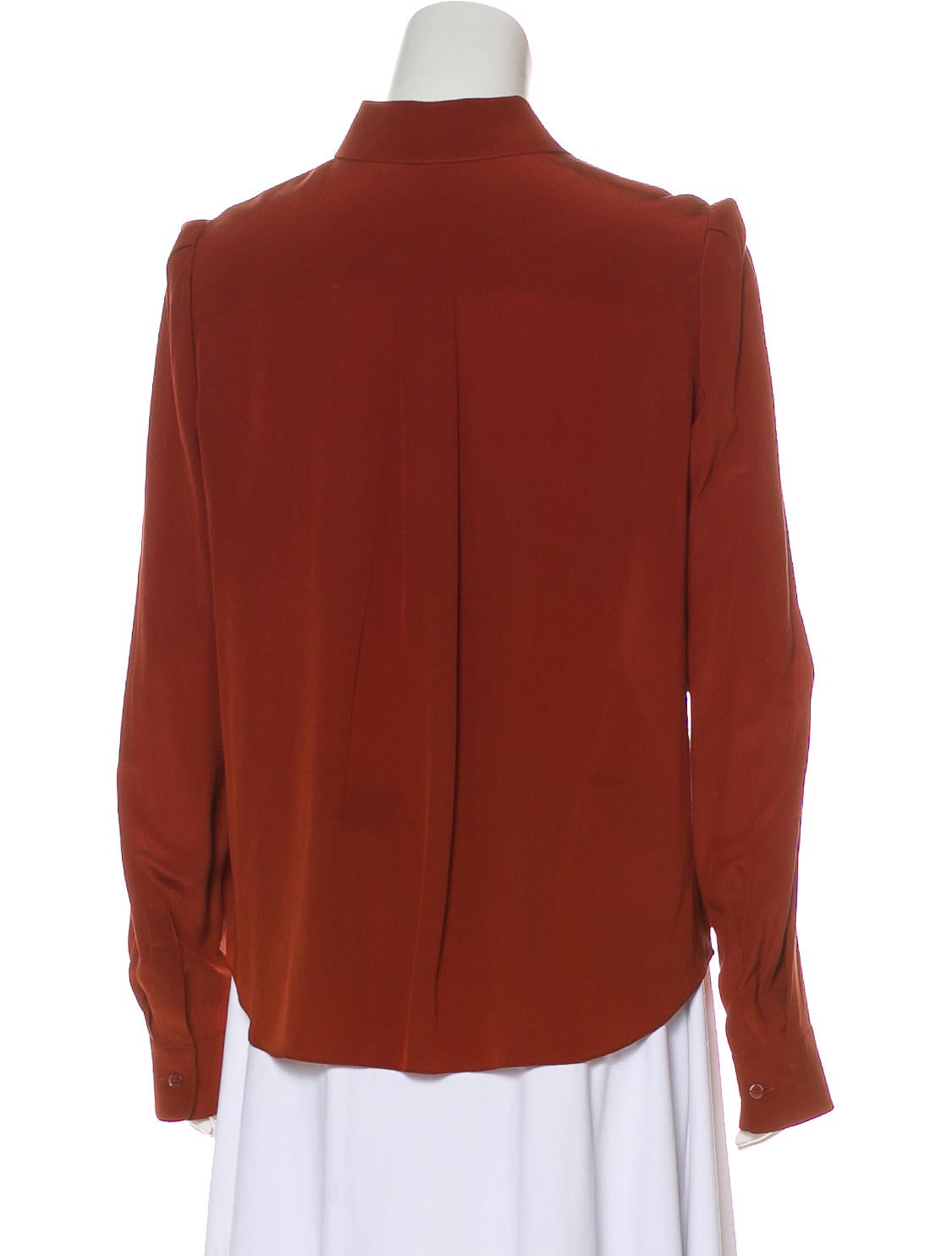 Chloé Silk Button-Up Blouse