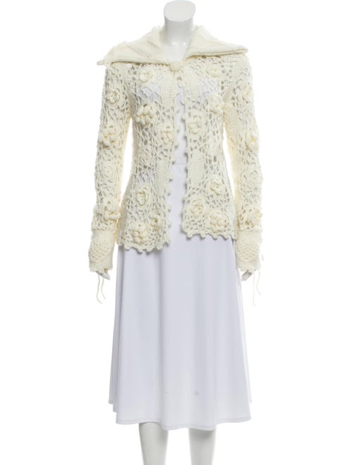 Chloé Crochet Knit Cardigan