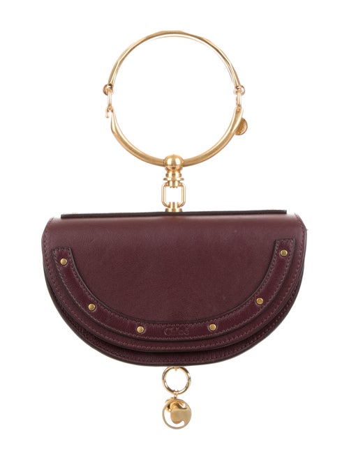 Chloé Nile Minaudiere Crossbody Plum