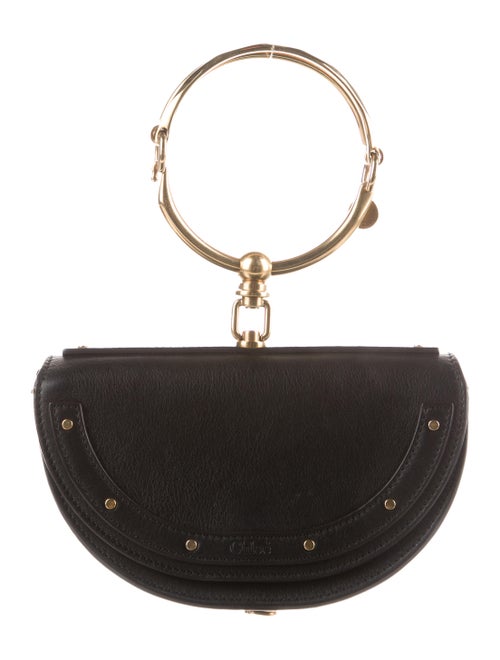 Chloé Small Nile Bracelet Minaudière Black