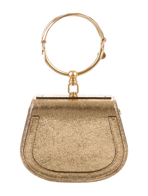Chloé 2017 Metallic Nile Bracelet Bag Metallic