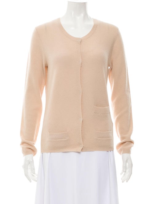 Chloé Lightweight Cashmere Cardigan Beige