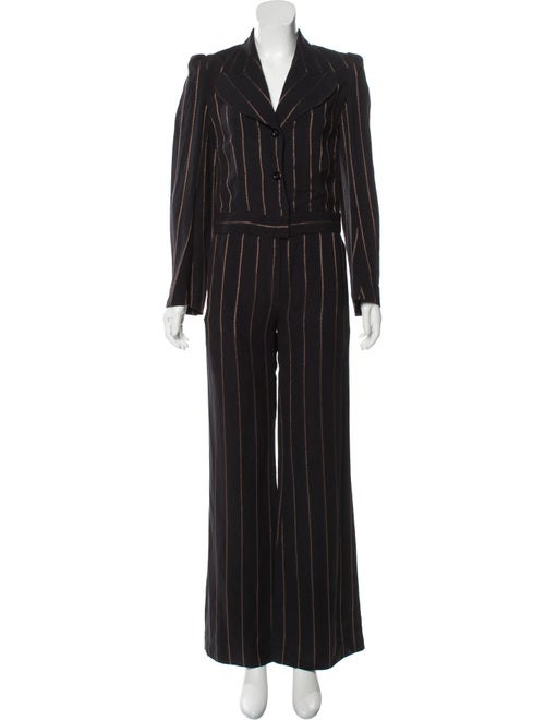Chloé Metallic Wide-Leg Jumpsuit gold