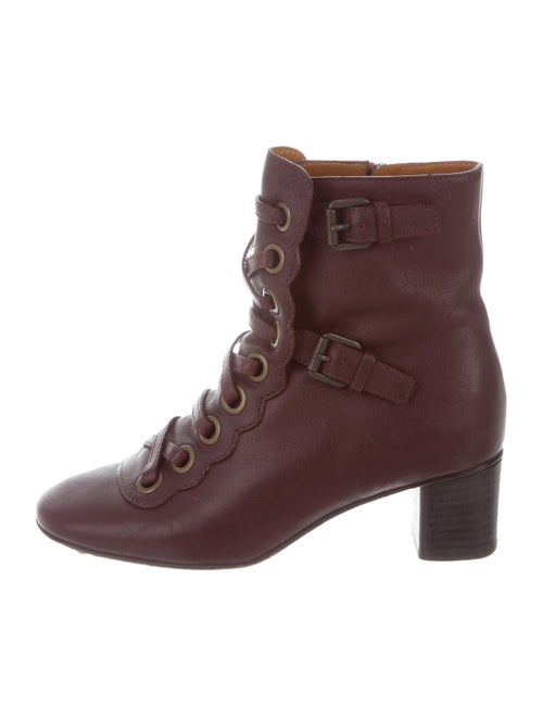 Chloé Leather Ankle Boots