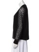 Chloé Embroidered V-Neck Sweater