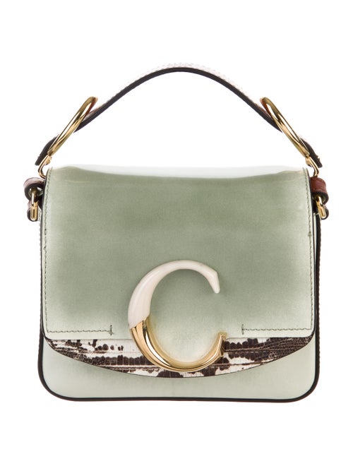 Chloé 2019 Mini C Crossbody Bag multicolor