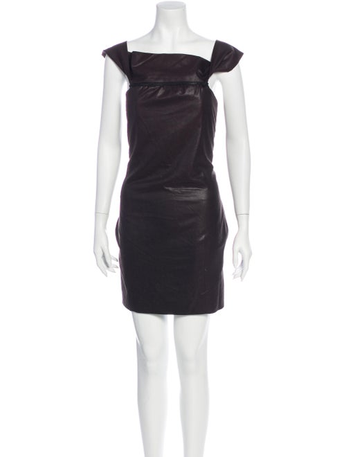 Chloé Silk Mini Dress Black