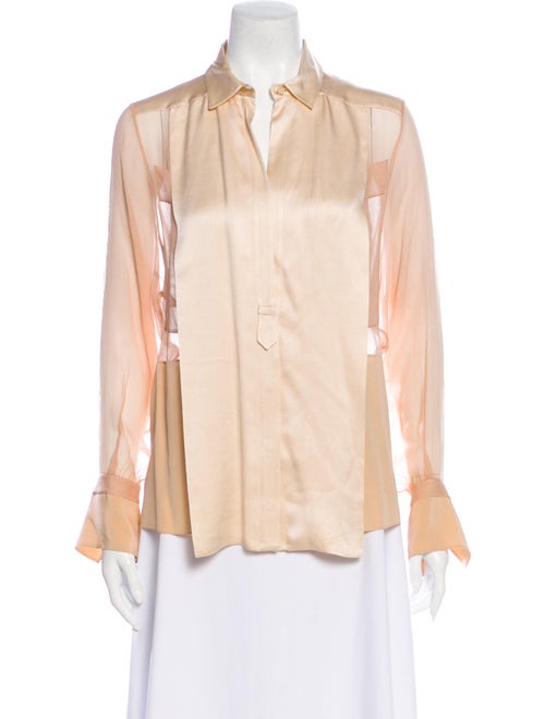 Chloé Silk Long Sleeve Blouse