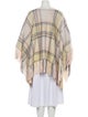 Chloé Wool Plaid Print Sweater