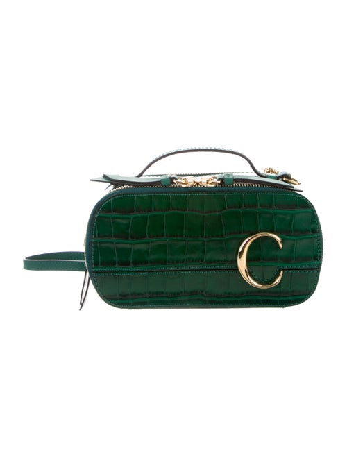 Chloé C Mini Vanity Bag Green