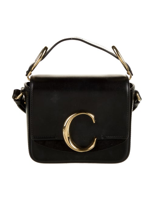 Chloé Mini C Crossbody Bag Black