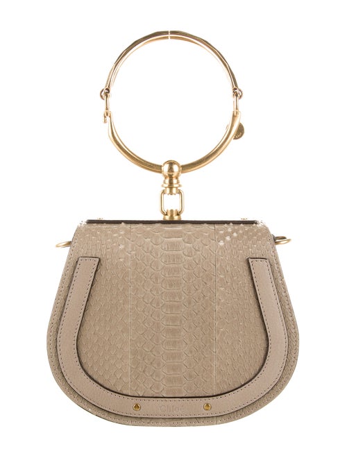 Chloé Nile Python Bag Gold
