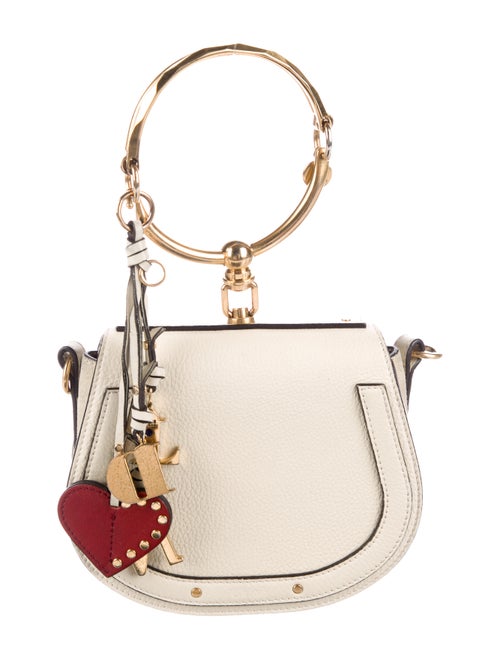 Chloé Small Nile Bracelet Bag White