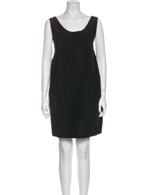 Chloé Silk Mini Dress Black