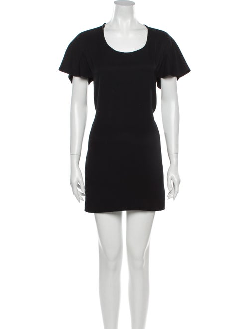 Chloé Silk Mini Dress Black