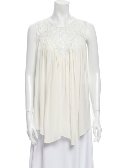 Chloé Silk Sleeveless Top