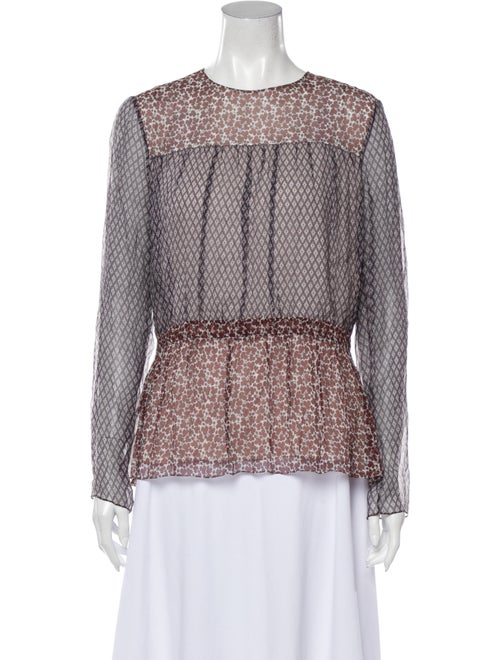 Chloé Silk Printed Blouse