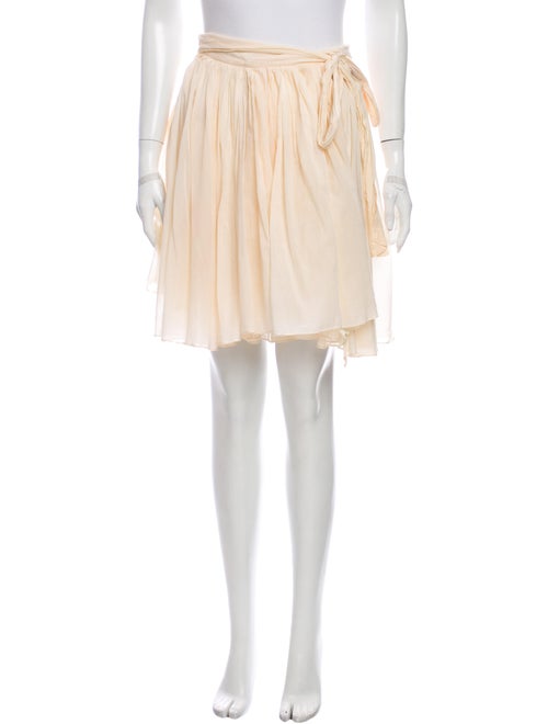 Chloé Pleated Accents Knee-Length Skirt