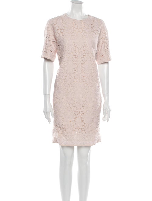 Chloé Silk Mini Dress Pink