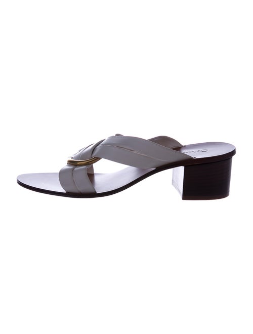 Chloé Leather Slides