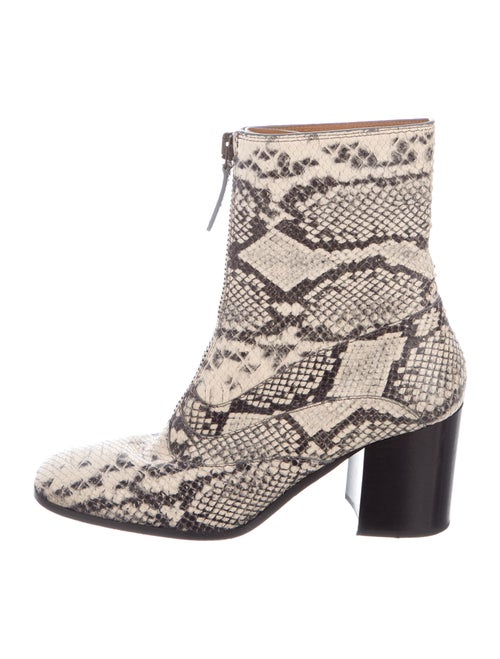 Chloé Snakeskin Animal Print Boots